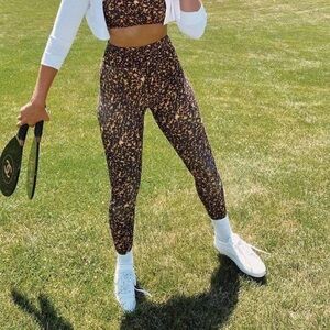 We wore what Tortoise Shell High Waist Legging M